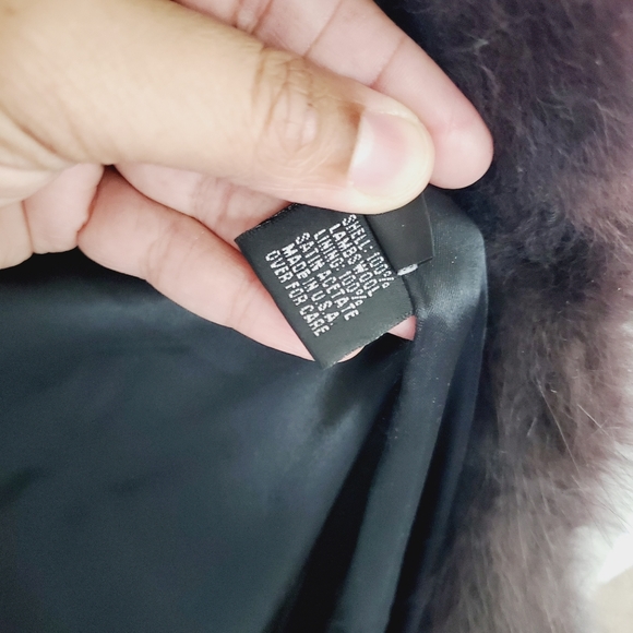 Vintage Marvin Richards Tuxedo Coat Fox Fur Trim - Picture 9 of 14